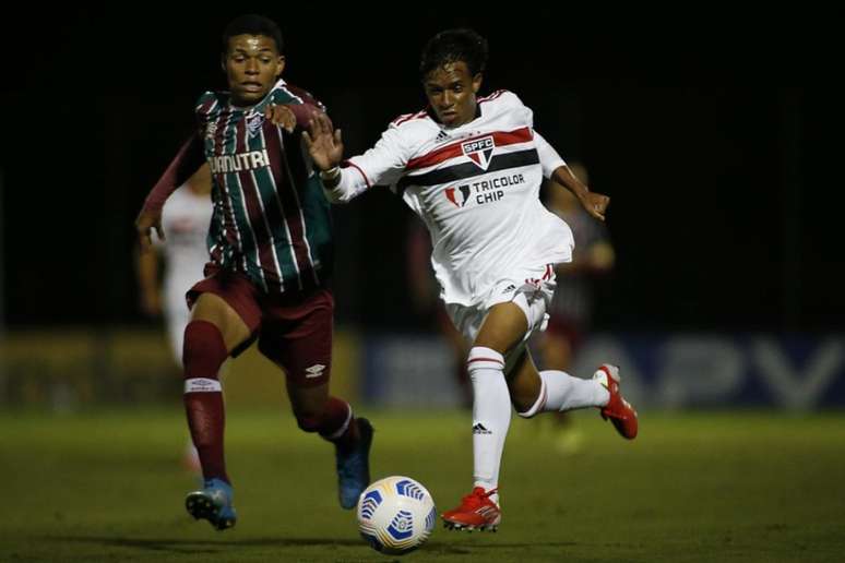 São Paulo e Fluminense empataram nas quartas da Copa do Brasil sub-17 (Foto: Miguel Schincariol/Saopaulofc.net)