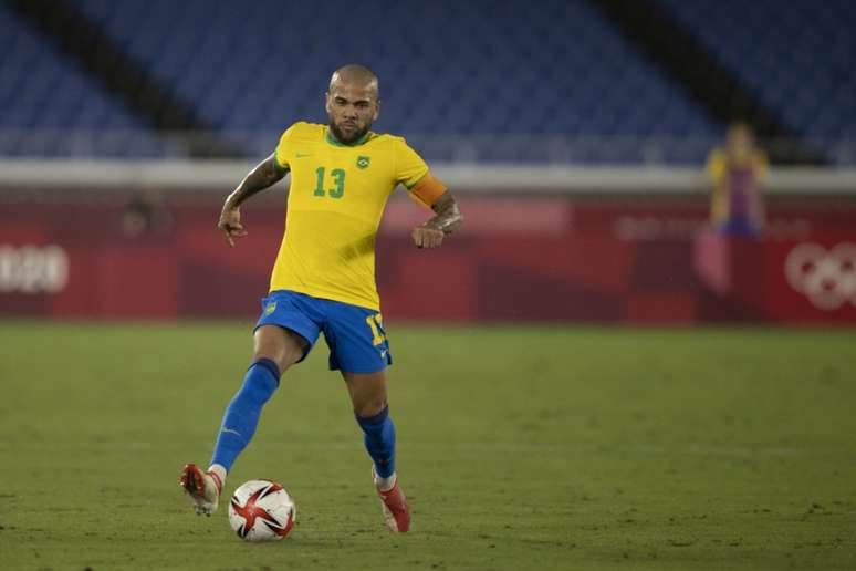 'Ele é importante não só para a Seleção, mas também para o futebol brasileiro', diz Dani Alves (Foto: Lucas Figueiredo / CBF)