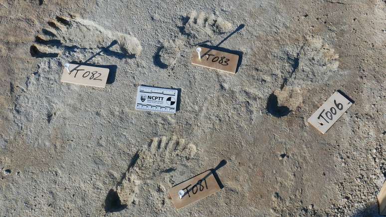 Equipe de cientistas atuando no sudoeste dos EUA encontrou pegadas humanas que foram datadas entre 23 mil e 21 mil anos atrás