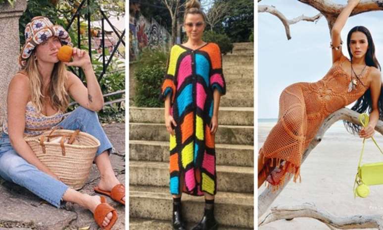 Croch&ecirc; est&aacute; virando febre Efeito dopamina nas cores (Fotos: Reprodu&ccedil;&atilde;o/Instagram)