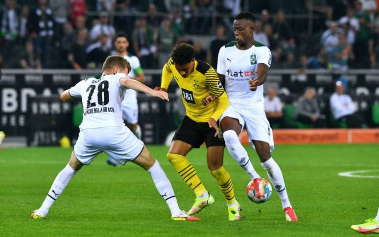 Borussia Mönchengladbach conquistou sua segunda vitória no Campeonato Alemão (Foto: UWE KRAFT / AFP)