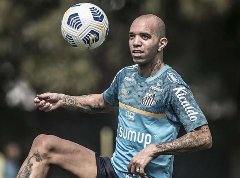 Diego Tardelli será uma das opções do técnico Fábio Carille para jogo contra o Juventude (Foto: Ivan Storti/Santos FC)