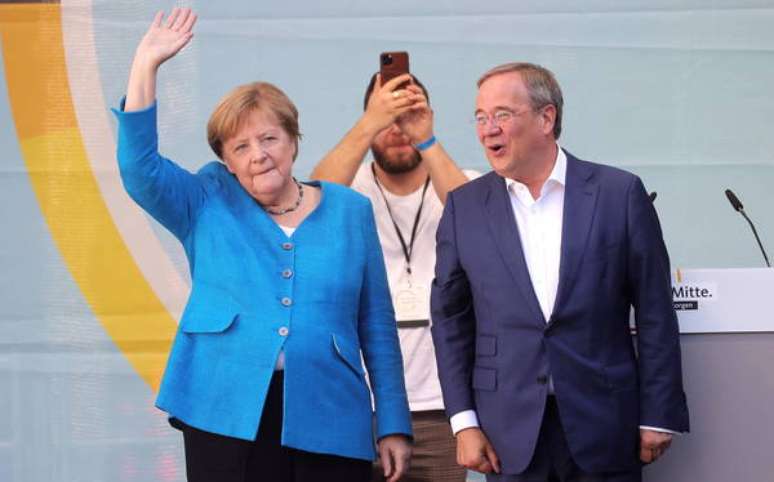 Merkel participou de último comício da CDU