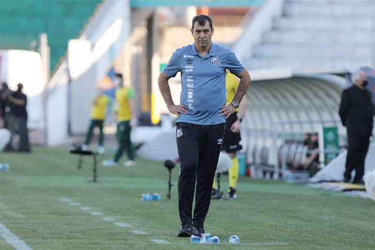 Fábio Carille analisou a derrota do Santos para o Juventude (Foto: Pedro Ernesto Guerra Azevedo / SantosFC)