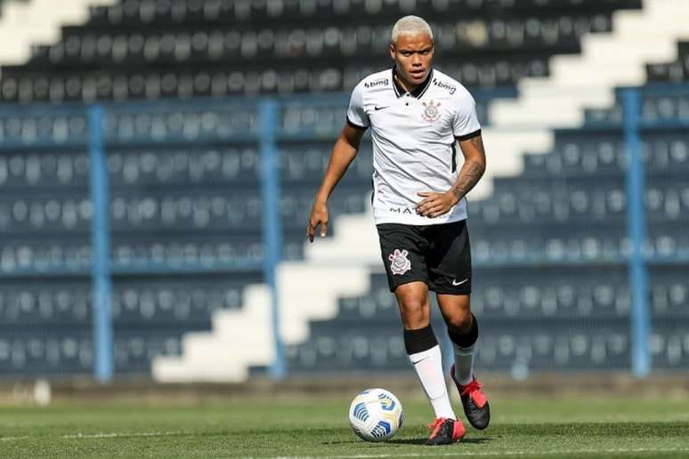 Mandaca foi o autor de um dos gols da vitória do Corinthians no sub-20 (Foto: Anderson Rodrigues/Ag. Corinthians)