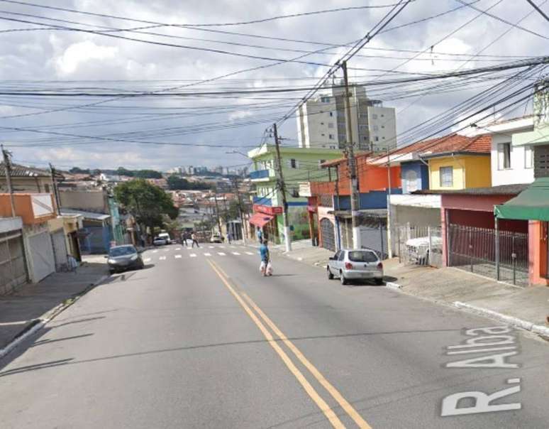 Rua Alba, na região do Jabaquara, zona sul da capital