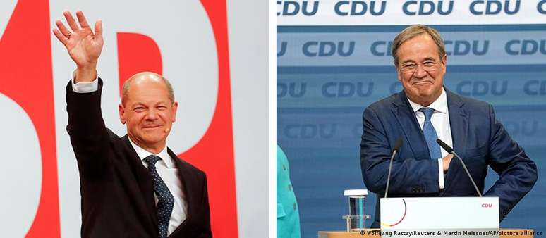 Scholz, social-democrata, e Laschet, conservador, têm chances de governar a Alemanha