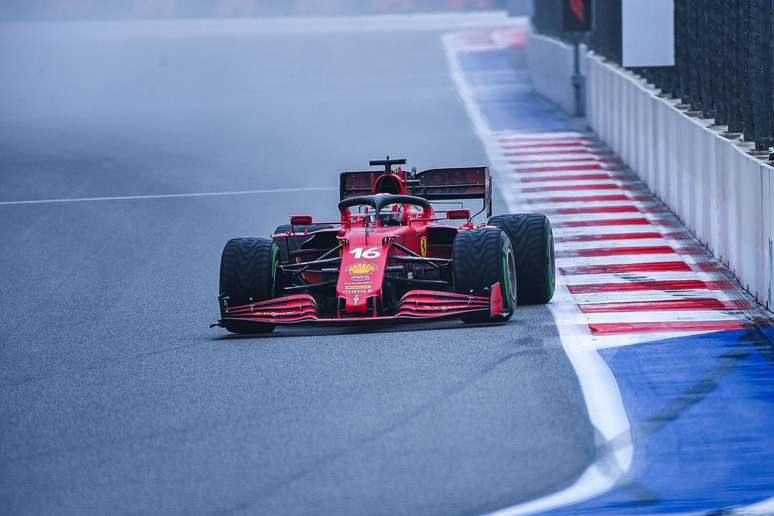 Charles Leclerc alcançou a velocidade máxima do dia 