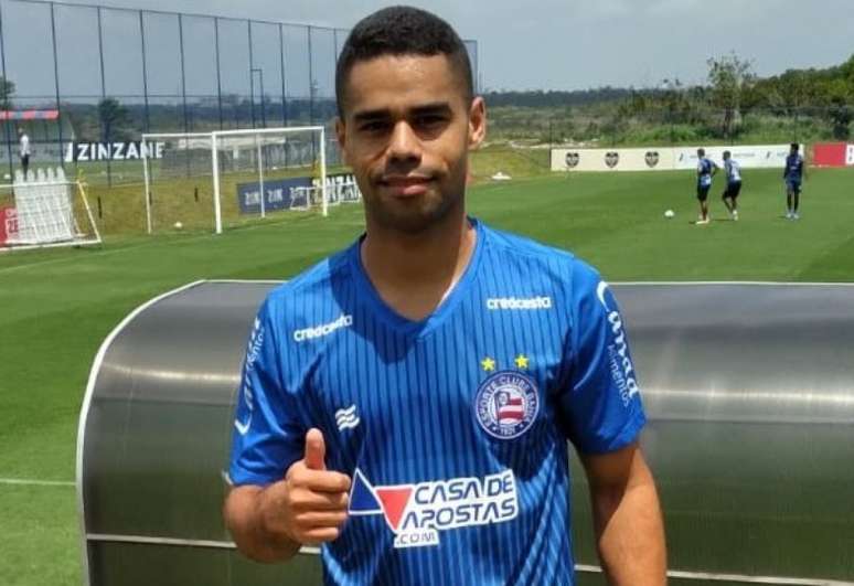 Raí Nascimento em treino do Bahia (Divulgação/Bahia)