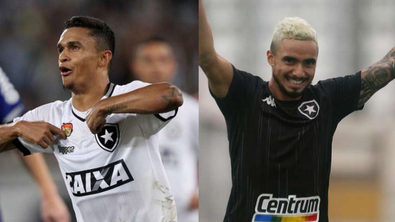 Erik e Rafael pelo Botafogo (Foto: Montagem Lance!
Fotos: Vitor Silva/Botafogo)