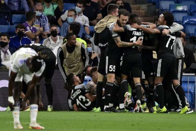 Sheriff venceu o Real Madrid no Bernabeu (Foto: JAVIER SORIANO / AFP)