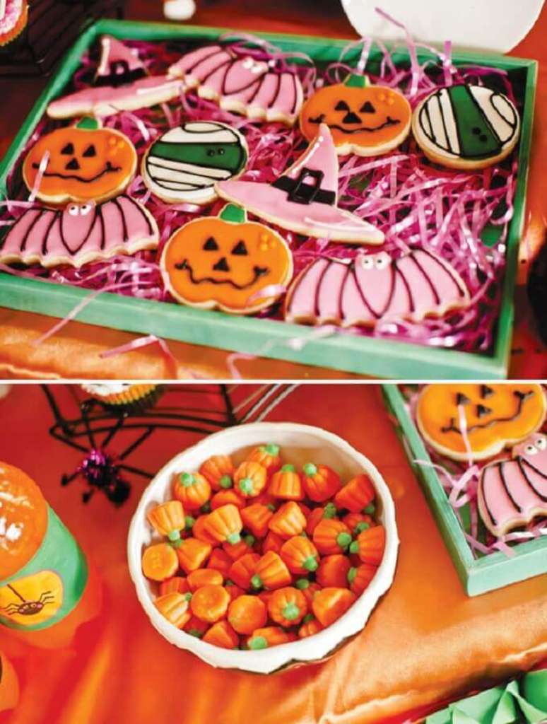 13. Ideias de doces de Halloween personalizados para festa – Foto: Fresh IDEEN