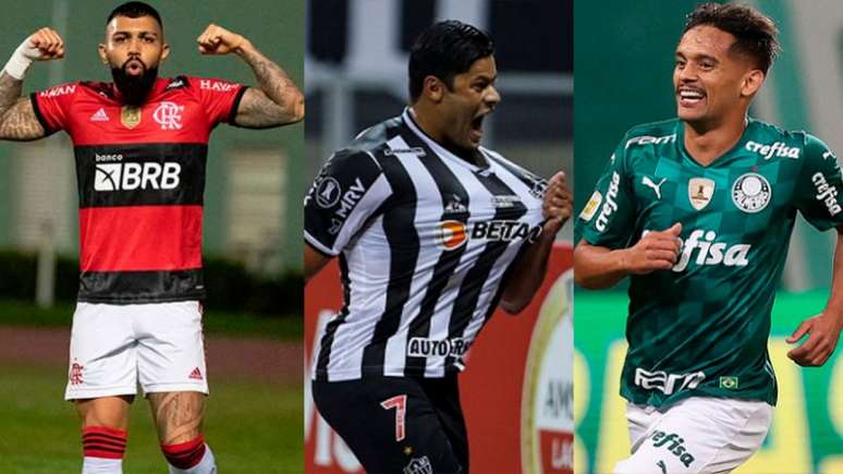 Brasil tem três semifinalistas na Copa Libertadores da América (Montagem LANCE!)