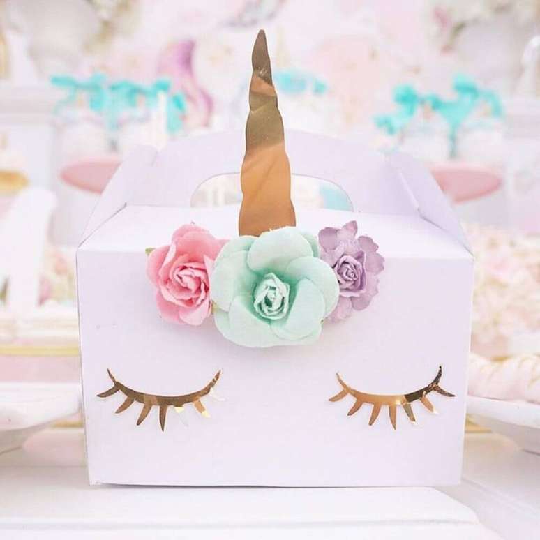 10. Alguns modelos de caixa para festa podem ser lindas e bem divertidas – Foto: The Iced Sugar Cookie