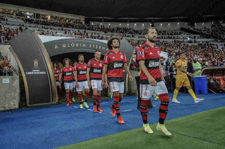 Flamengo abriu 2 a 0 de vantagem no jogo de ida (Foto: Marcelo Cortes/Flamengo)