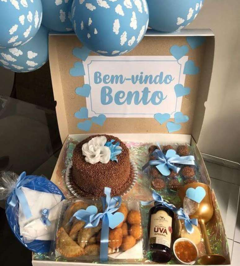 83. Festa na caixa para maternidade – Via: Tua Casa