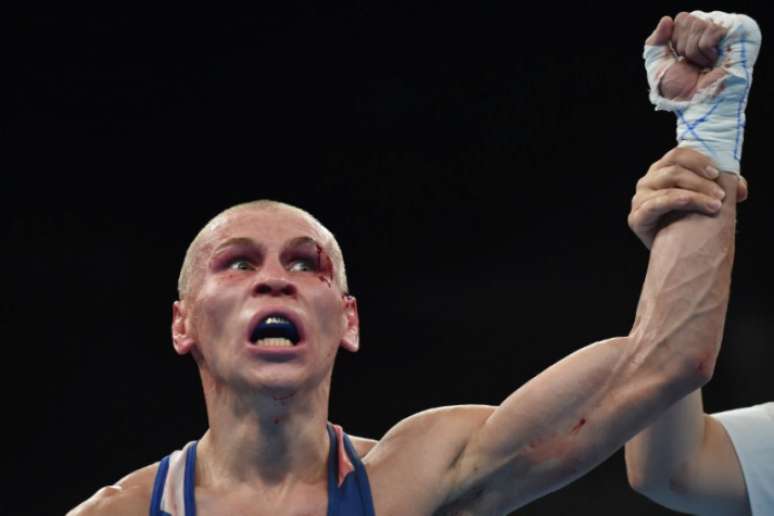 Michael Conlan dominou luta contra Vladimir Nikitin, mas rival foi declarado vencedor (Foto: YURI CORTEZ/AFP)