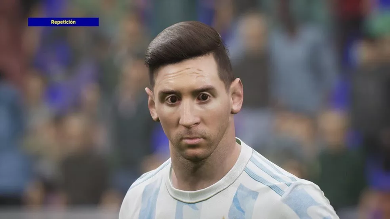 Messi é um dos jogadores cujo modelo no jogo ficou bem pouco realista.