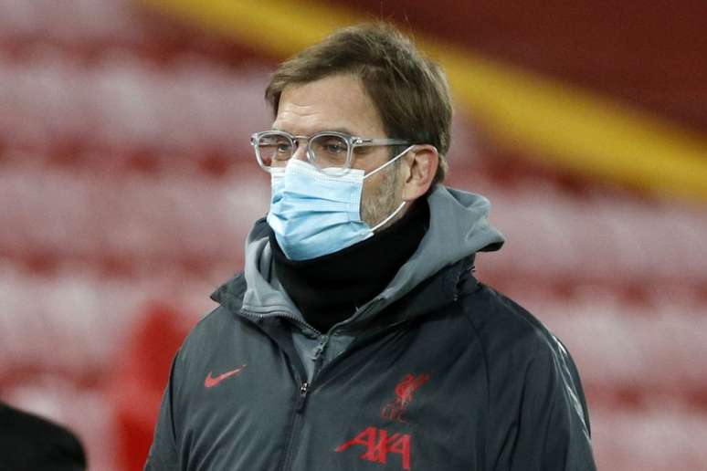 Jurgen Klopp defendeu a vacinação contra a Covid-19 (Foto: PHIL NOBLE / POOL / AFP)