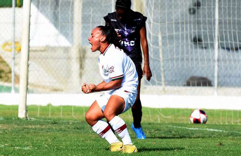 Jessica marcou três vezes na goleada do Fluminense (MAILSON SANTANA/FLUMINENSE FC)