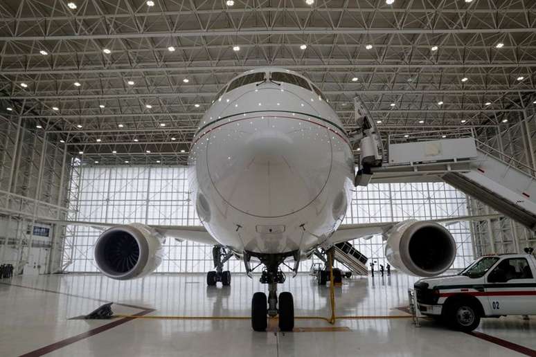 Vista externa de aeronave Boeing 787-8 Dreamliner. 27/7/2020. REUTERS/Henry Romero