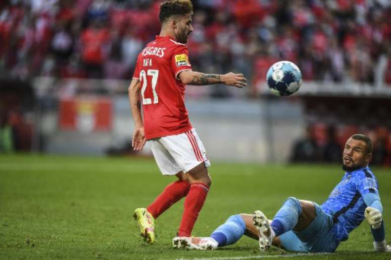 Samuel Portugal parou o Benfica no último domingo (PATRICIA DE MELO MOREIRA / AFP)
