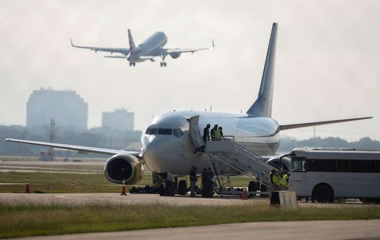 Aeroporto de San Antonio, Texas
20/9/2021 REUTERS/Darren Abate