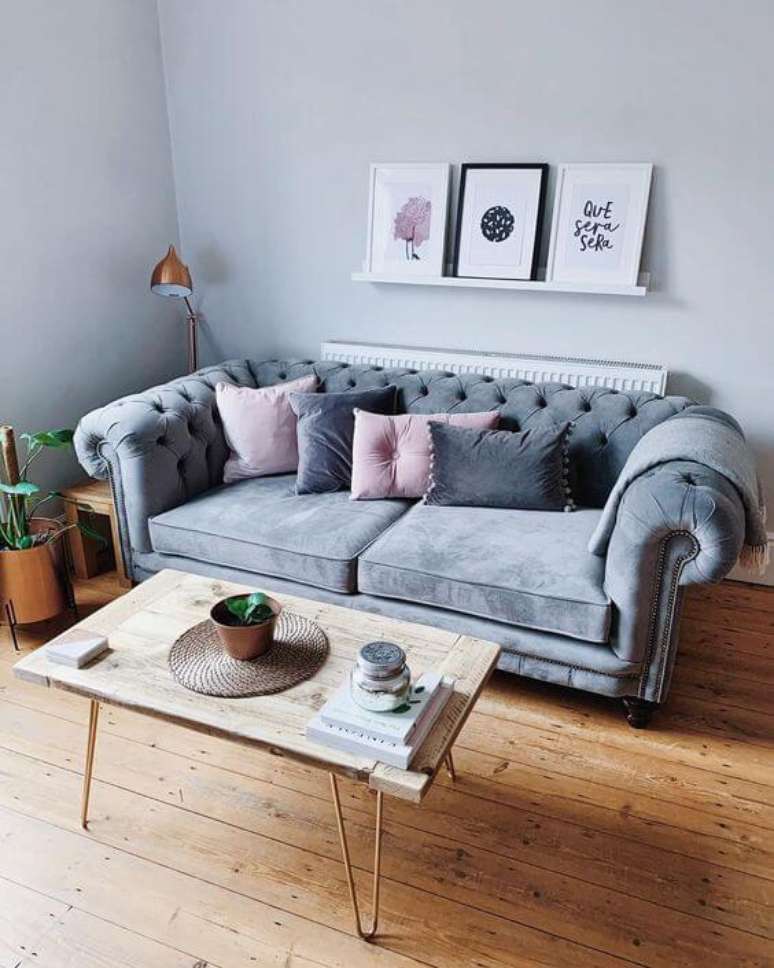 17. Escolha sua paleta de cores para ter uma sala linda &ndash; Via: Lauren