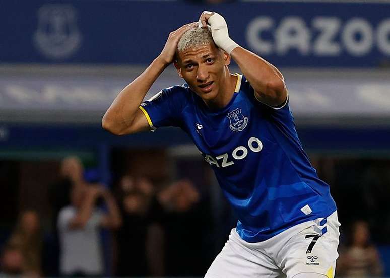 Atacante Richarlison, do Everton
13/09/2021
REUTERS/Phil Noble