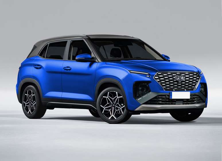 Projeção do novo Hyundai Creta Sport