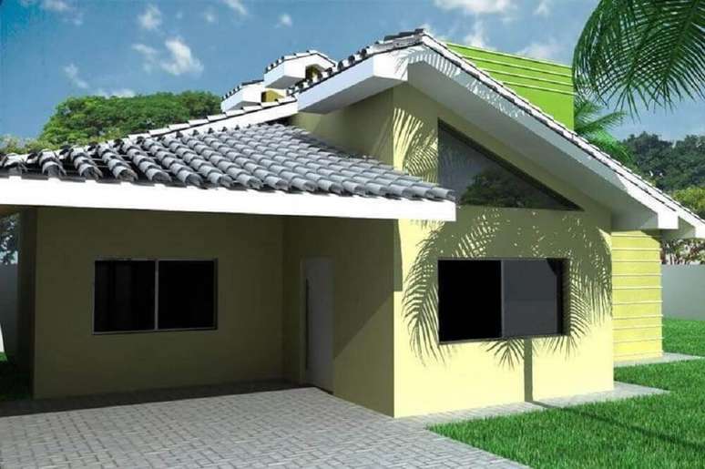 22. Frente de casas simples. Fonte: Vai Com Tudo