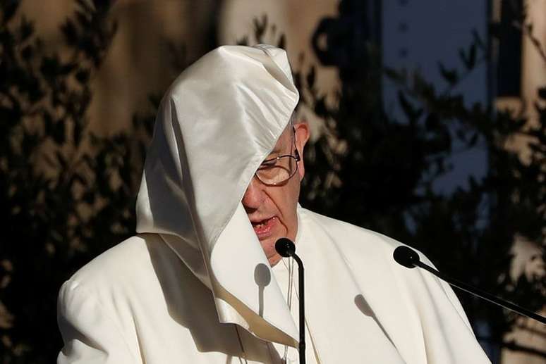 Papa Francisco durante cerimônia em Roma
07/10/2021
REUTERS/Yara Nardi