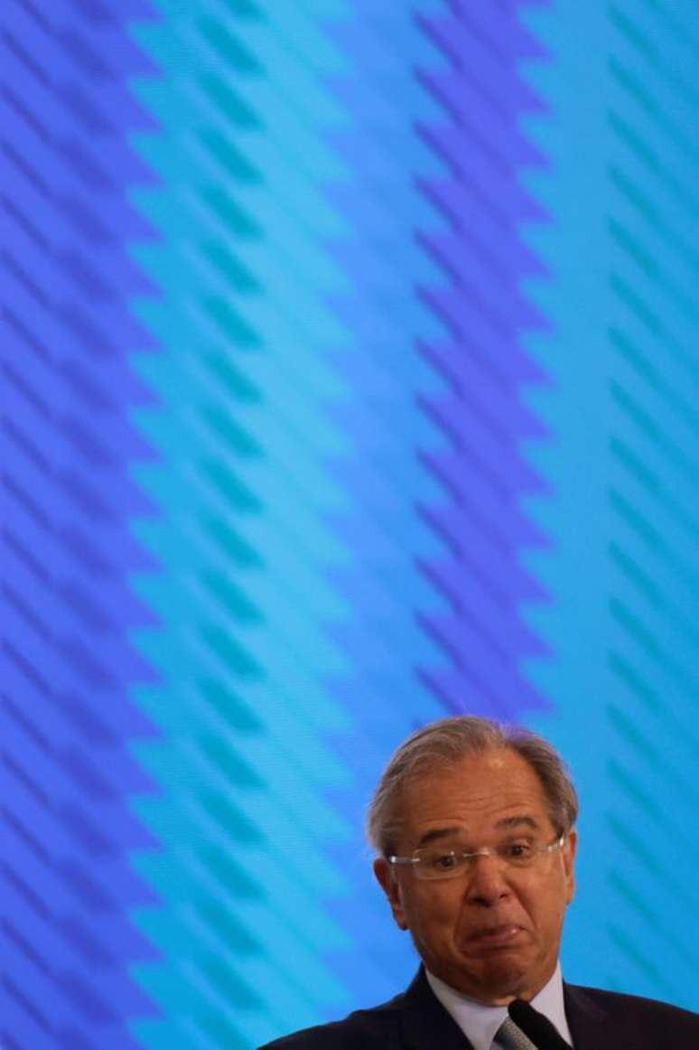 Ministro da Economia, Paulo Guedes, em cerimônia no Palácio do Planalto
27/09/2021
REUTERS/Ueslei Marcelino