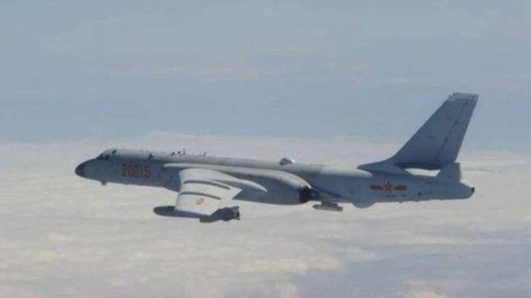 A China mostrou sua superioridade aérea enviando vários aviões na área recentemente
