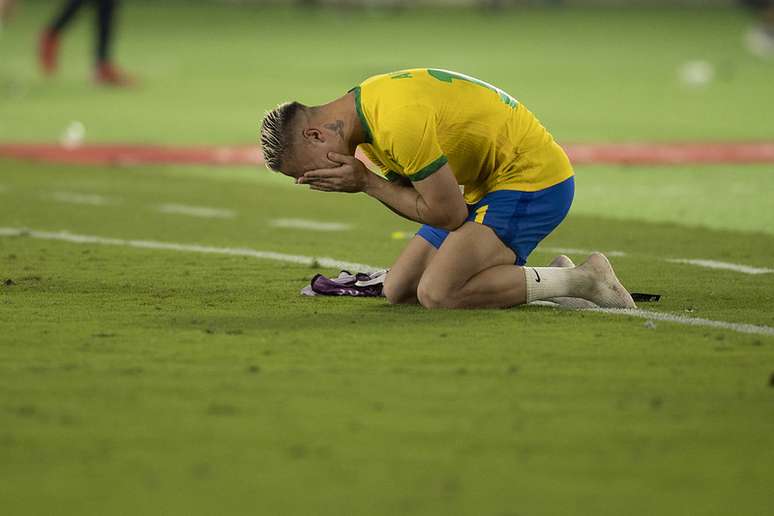 Antony atuando pela Seleção