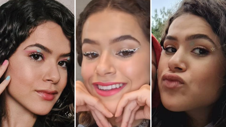 Maisa com make kidcore (Fotos: Reprodu&ccedil;&atilde;o/Instagram)