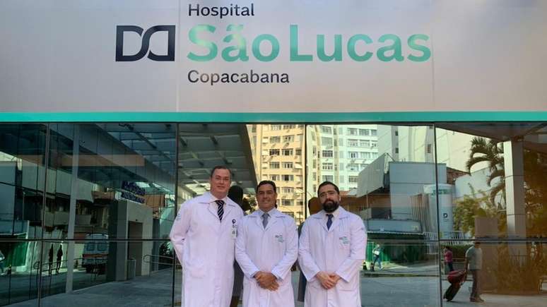 Parte da equipe responsável pelo transplante triplo: procedimento era até então inédito na América Latina