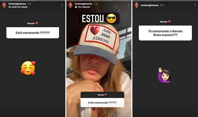 Luciana Gimenez confirmou o namoro ao responder a fãs nos Stories