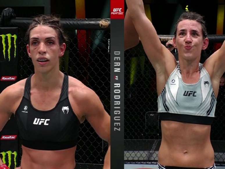 Marina Rodriguez venceu Mackenzie e emplacou sua terceira vitória seguida (Foto: Reprodução/UFC)