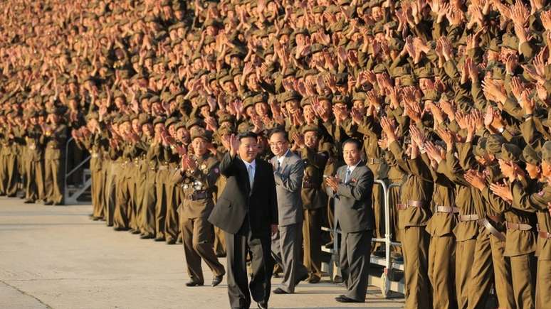 'Todos seguem convicção de obediência final ao Líder Supremo', diz Kim