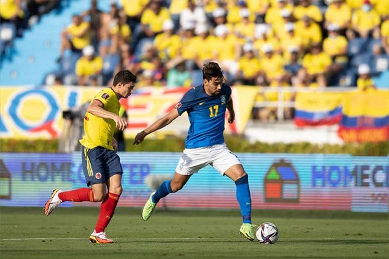 Brasil e Colômbia empataram em 0 a 0 (Foto: Lucas Figueiredo / CBF)