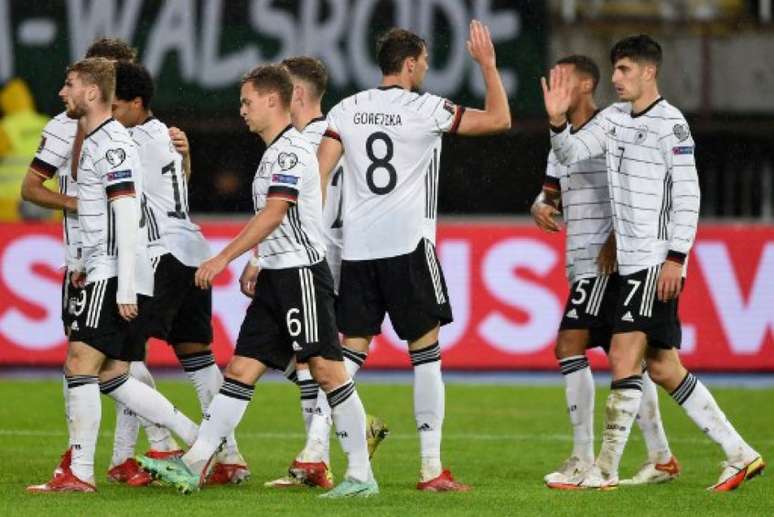 Alemanha venceu a Macedônia do Norte por 4 a 0 (Foto: NIKOLAY DOYCHINOV / AFP)