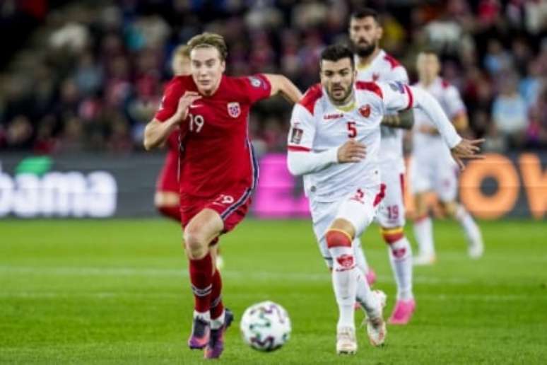 Noruega segue com chances de conseguir classificação direta para a Copa do Mundo (Foto: HÅKON MOSVOLD LARSEN / NTB / AFP)