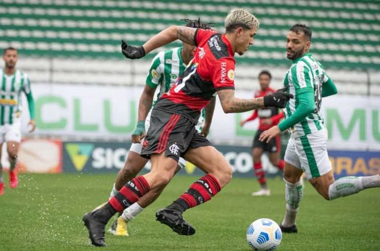 Na ida, o Juventude venceu o Flamengo por 1 a 0, em Caxias do Sul (Foto: Alexandre Vidal / Flamengo)