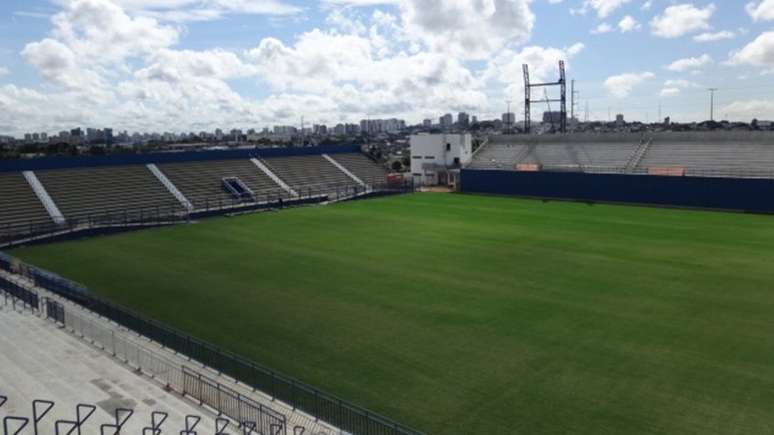 Estádio da Colina, em Manaus (Foto: Divulgação / Seinfra)