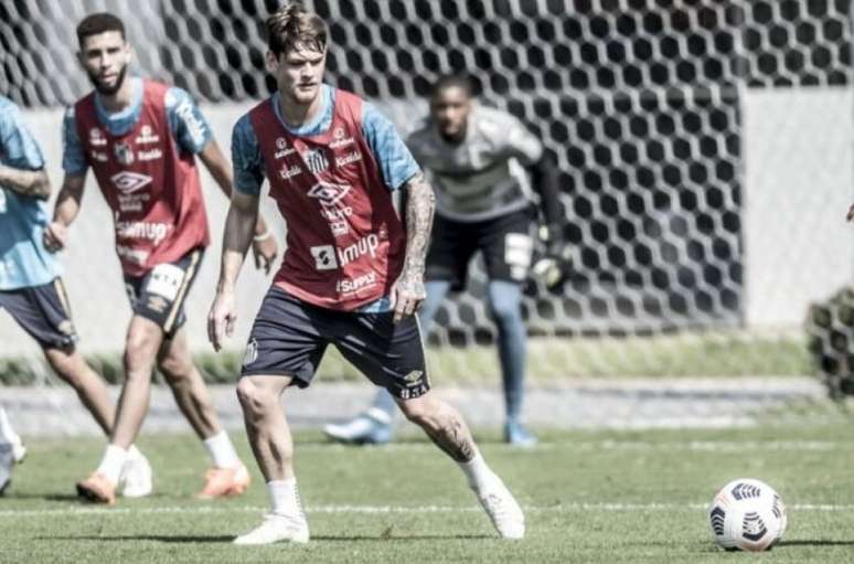 Luizinho foi relacionado pelo Santos para a partida contra o Atlético-MG (FOTO: Ivan Storti/Santos FC)