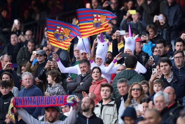 Foto de archivo. Partido de la Liga Santander entre el FC Barcelona y el Eibar en el Camp Nou, Barcelona, Espa&ntilde;a. REUTERS/Albert Gea/ Febrero 22 de 2020