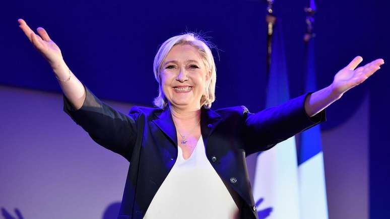 Marine Le Pen chegou ao segundo turno nas últimas eleições presidenciais, em 2017