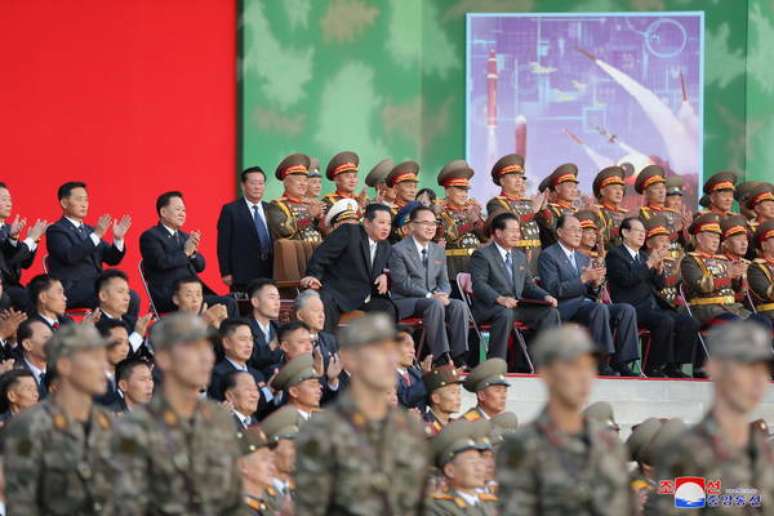 Evento na Coreia do Norte mostrou soldados fazendo exibição de força