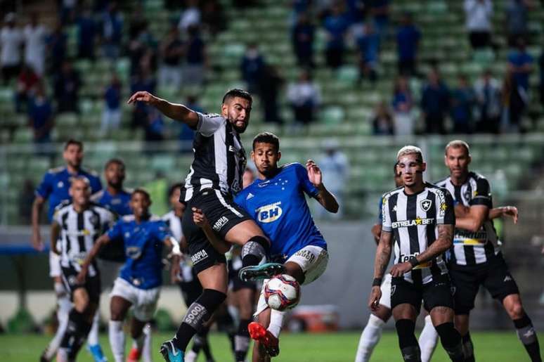 Botafogo ficou no empate sem gols com o Cruzeiro em Belo Horizonte (Foto: Bruno Haddad/Cruzeiro)